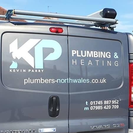 KP Plumbing Van rear